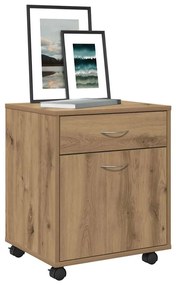 vidaXL Τροχήλατο ντουλάπι Artisan Oak 45x38x54 cm Κατασκευασμένο ξύλο