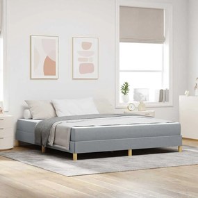 vidaXL Κρεβάτι με ελατήρια Ταμπά, Καφέ 180 x 200 cm