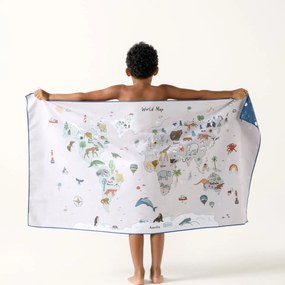 Παιδική Πετσέτα Θαλάσσης Microfiber 2 Όψεων (70x140) Kentia Loft Float 264