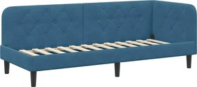 vidaXL Κρεβάτι Γωνίας Μπλε 80 x 200 cm Βελούδο
