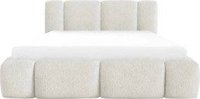 Επενδυμένο Κρεβάτι Bianco-Λευκό-140 x 200