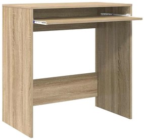 vidaXL Γραφείο Sonoma Δρυς 77,5 x 43 x 79 εκ Επεξεργασμένο ξύλο