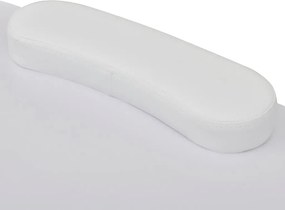 Αναδιπλούμενο Τραπέζι Μανικιούρ με Ροδάκια Λευκό