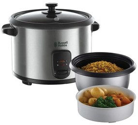 Βραστήρας ρυζιού Russell Hobbs Cook @ Home 19750-56, 700W, 1,8 l, Επιλογή διατήρησης της θερµότητας, Σώμα από ανοξείδωτο ατσάλι