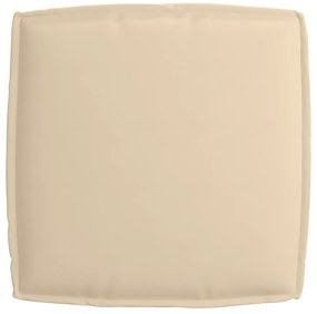 vidaXL Μαξιλάρι Παλέτας για Καθίσμα Μπεζ 60x60x12 εκ. Ύφασμα Oxford