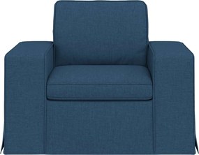 vidaXL Καναπές Μπλε 103 x 80 x 82 εκ ύφασμα