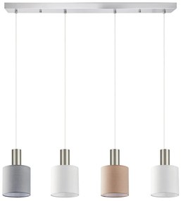 Φωτιστικό Οροφής Πολύφωτο Homelighting 77-8932 Flex Nickel