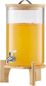 VEVOR Drink Dispenser 8L Beverage Dispenser for Parties Glass with Stand
