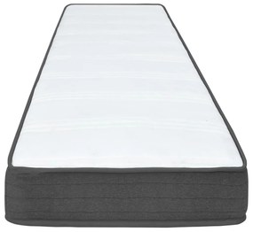 Κρεβάτι Boxspring Σκούρο Γκρι 90 x 200 εκ. Υφασμάτινο - Γκρι