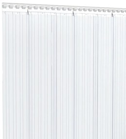 vidaXL Λωριδοκουρτίνα Διαφανής 50 μ. 200 χιλ. x 1,6 χιλ. από PVC