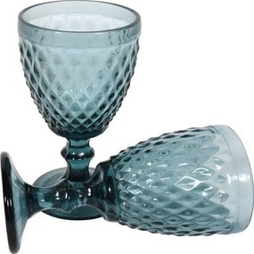 Γυάλινα Ποτήρια Νερού Σετ 6 Τμχ Blue 373-91-994 Glass
