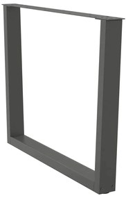 vidaXL Πόδια Τραπεζαρίας Σχήματος V 2 τεμ. Ανθρακί 100x(72-73,3) εκ. Ατσάλι