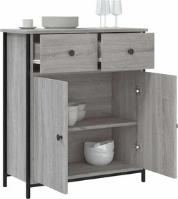 vidaXL Ντουλάπι Γκρι Sonoma 70 x 30 x 80 εκ. από Επεξεργ. Ξύλο