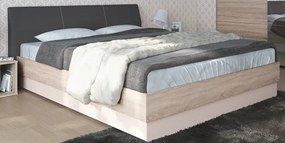 Κρεβάτι ξύλινο με δερμάτινη/ύφασμα FAVORITE 160x200 DIOMMI 45-227
