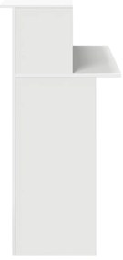 vidaXL Γραφείο υποδοχής Λευκό 100x50x103,5 εκ. Επεξεργασμένο Ξύλο
