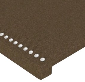 vidaXL Κεφαλάρια Σκ. Καφέ 180x5x78/88 εκ. Ύφασμα