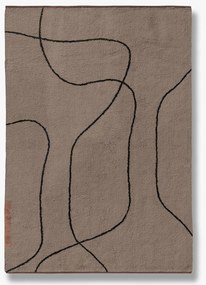 Χαλί Shadow XL Καφέ 100% Βαμβάκι W140 x L200 cm METTE DITMER