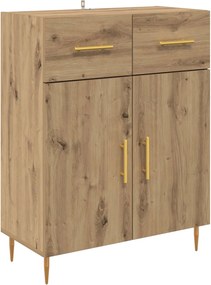 vidaXL Πλαϊνό γραφείο Artisan Oak 69,5 x 34 x 90 εκ.