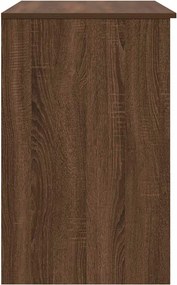vidaXL Γραφείο Καφέ Δρυς 86x49x76 εκ. από Επεξεργασμένο Ξύλο