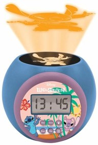 Ξυπνητήρι Ραδιόφωνο με Προβολέα LCD Lexibook Stitch