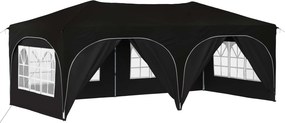 vidaXL Αυτοσχέδιο Μόρφωση 574 x 289 x 245 cm Μαύρο Ύφασμα Όξφορντ