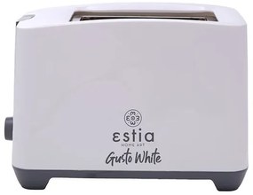 Estia Φρυγανιέρα Gusto White 2 Θέσεων Με 7 Επίπεδα Ψησίματος 750w Λευκή 06-13820