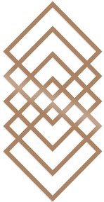 Διακοσμητικό Τοίχου Geometry 891TNL1493 30x60cm Copper Wallity Μέταλλο