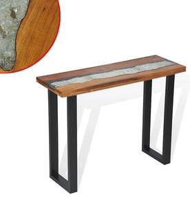 vidaXL Κονσόλα Τραπέζι 100 x 35 x 75 εκ. από Ξύλο Teak