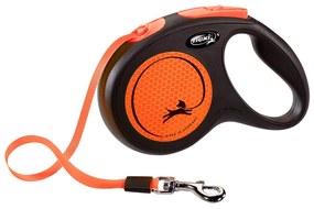 Λουρί Σκύλου Flexi Flexi 5 m Πορτοκαλί S