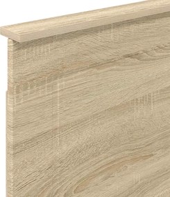 vidaXL Κεφαλάρι Δρύς Sonoma 100 cm Μηχανικά επεξεργασμένο ξύλο