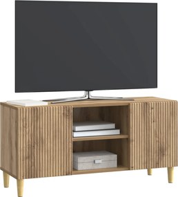 vidaXL Ντουλάπι TV Artisan Δρυς 102 x 34,5 x 50 εκ. Επεξεργασμένο Ξύλο