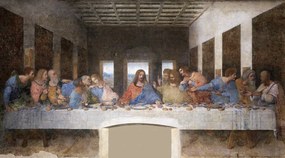 Αναπαραγωγή The Last Supper, 1495-97 (fresco), Leonardo da Vinci