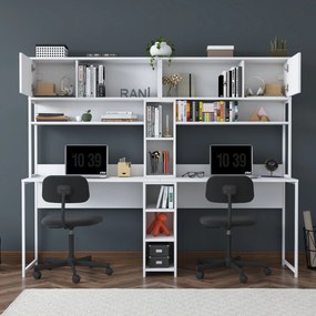 Γραφείο Λευκό ECRIPA 210x50x170.5