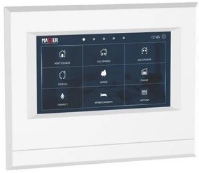 Smart Χειριστήριο Αφής 7'' Wi-Fi SD-LCD Master Electric-00-SD-LCD/W-Λευκό 00-SD-LCD/W
