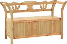 vidaXL Πάγκος 107 x 45 x 75,5 εκ. από Μασίφ Ξύλο Ελάτης