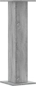 vidaXL Βάσεις Ηχείων 2 Τεμ. Γκρι Sonoma 30x30x95εκ. Επεξεργασμένο Ξύλο