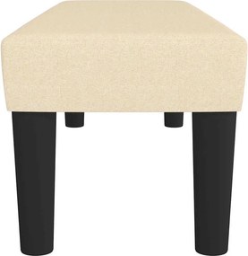 vidaXL | παγκάκι | Κρεμ 100 x 30 x 30 cm ύφασμα