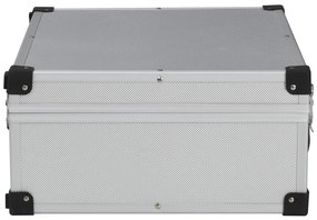 vidaXL Βαλίτσα Εργαλείων Ασημί 46 x 33 x 16 εκ. Αλουμινίου