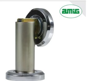 AMIG 711-12245 Στοπ Θύρας Δαπέδου / Τοίχου Μαγνητικό Νικελέ 75×50×50mm