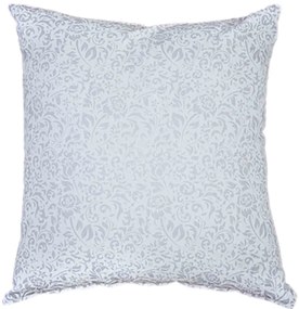 Διακοσμητική Μαξιλαροθήκη Novia White - Grey Nima 45X45 100% Cotton