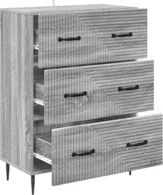 vidaXL Ντουλάπι με Συρτάρια 66 x 34,5 x 89,5 εκ Επεξεργασμένο Ξύλο