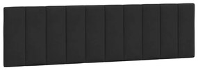 Πλαίσιο Κρεβατιού με LED Μαύρο 180 x 200 εκ. Βελούδινο - Μαύρο