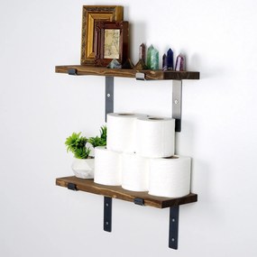 Decorative Wooden Wall Shelf Lam005 Black
Walnut