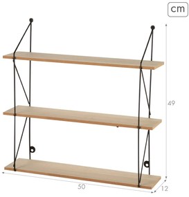Ράφι παλτών Max Home Σίδερο Ξύλο MDF (4 Μονάδες)
