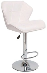 Σκαμπό Comfort Λευκό 53 x 52 x 91-111