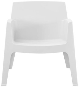 ΠΟΛΥΘΡΟΝΑ ΠΟΛΥΠΡΟΠΥΛΕΝΙΟΥ LOUNGE SLEEK HM6365.01 ΛΕΥΚΟ 62x68x73Υεκ.