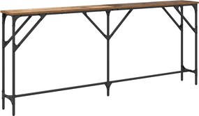 vidaXL Τραπέζι κονσόλας Παλιό Ξύλο 180 x 23 x 75 cm