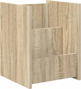 vidaXL Ράφι Περιοδικών Δρύς Sonoma 35 x 35 x 45 εκ Επεξεργασμένο ξύλο