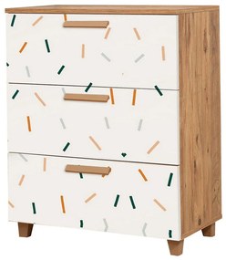 Συρταριέρα Leva Gravis Line 80x43x95cm Multi