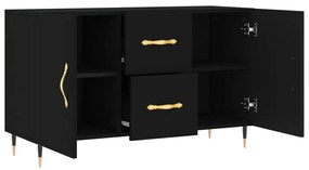 vidaXL Ντουλάπι Μαύρο 100x36x60 εκ. από Επεξεργασμένο Ξύλο